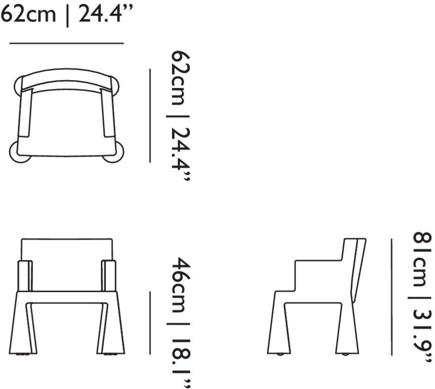 moooi Кресло с подлокотниками на колесиках sun-id-1499466 - Вид №8