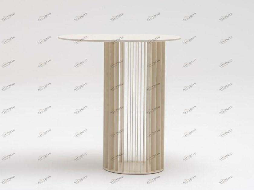 MDD Высокий овальный столик из мдф Roll Rls02