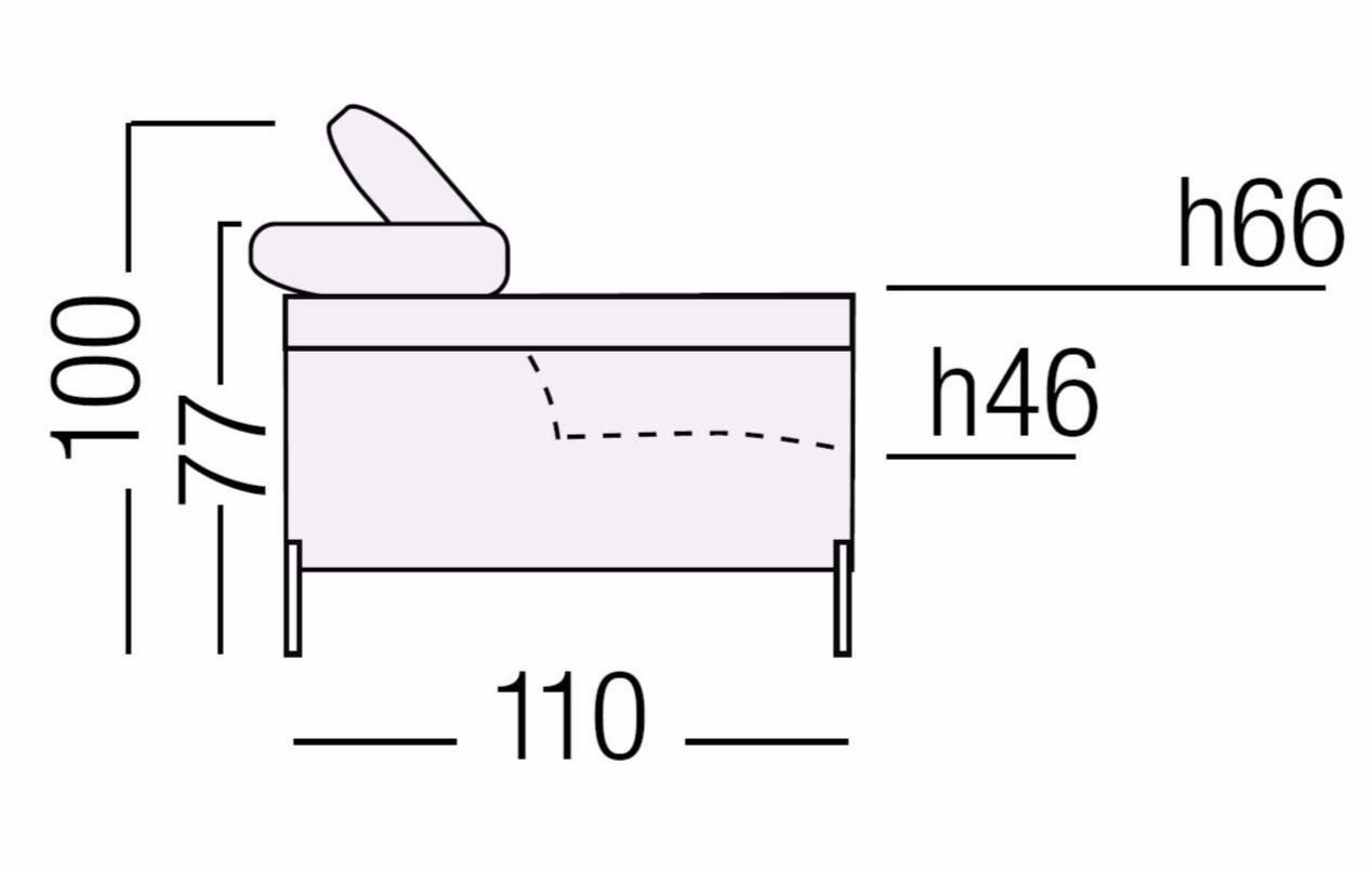 Egoitaliano Модульный диван с шезлонгом Sueli sun-id-1499427 - Вид №3