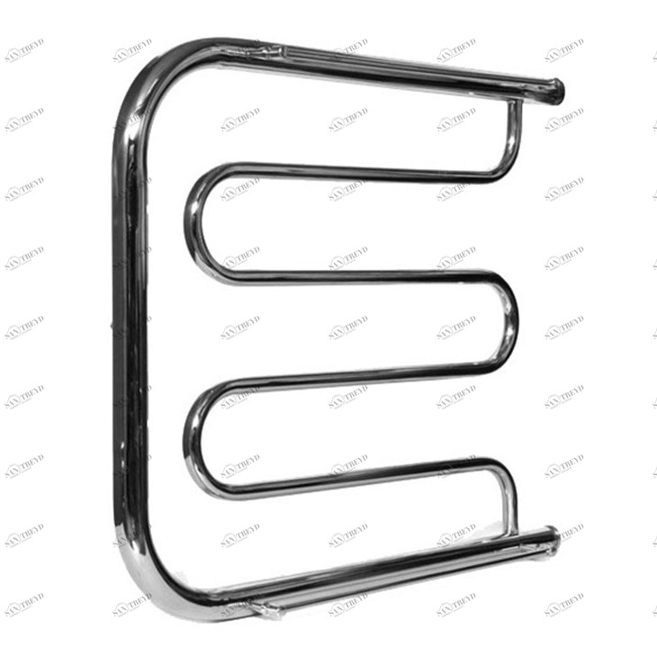 Полотенцесушитель водяной Aquanet Лира ПМ-1 500x700, с 2 полками 00184243