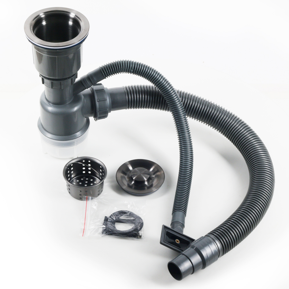 Мойка H6050B MELANA ProfLine 3,0/220 ГРАФИТ врезная прямоугольная с коландером H6050B H6050B графит - Вид №2