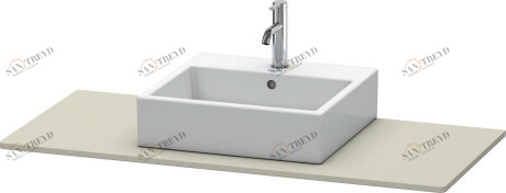 XS060F06060 Консоль XSquare #XS060F 1200 x 550 мм Серо-коричневый шелковисто-матовый лак Duravit