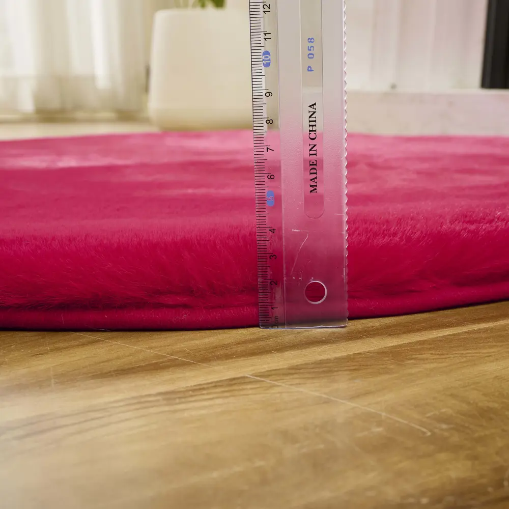 Декоративный придверный коврик Bingo 80×80 см, полиэстер, цвет брусничный 89384697 Santreyd STLM-1468607 - Вид №3