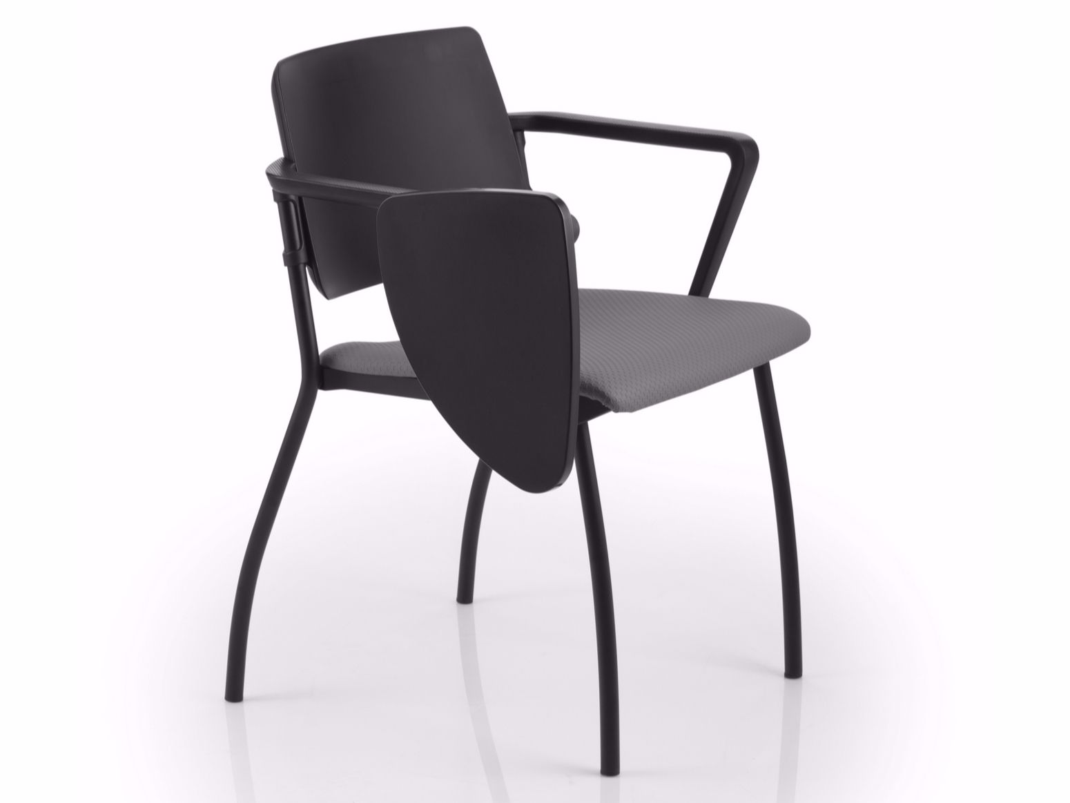 Штабелируемый стул для конференций с подлокотниками и опрокидыванием Luxy Essential ARCH-00067559