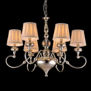 Подвесная люстра Crystal Lux Kripton SP6 CRYSTAL LUX ДИЗАЙНЕРСКИЕ, KRIPTON 056919 Бежевый