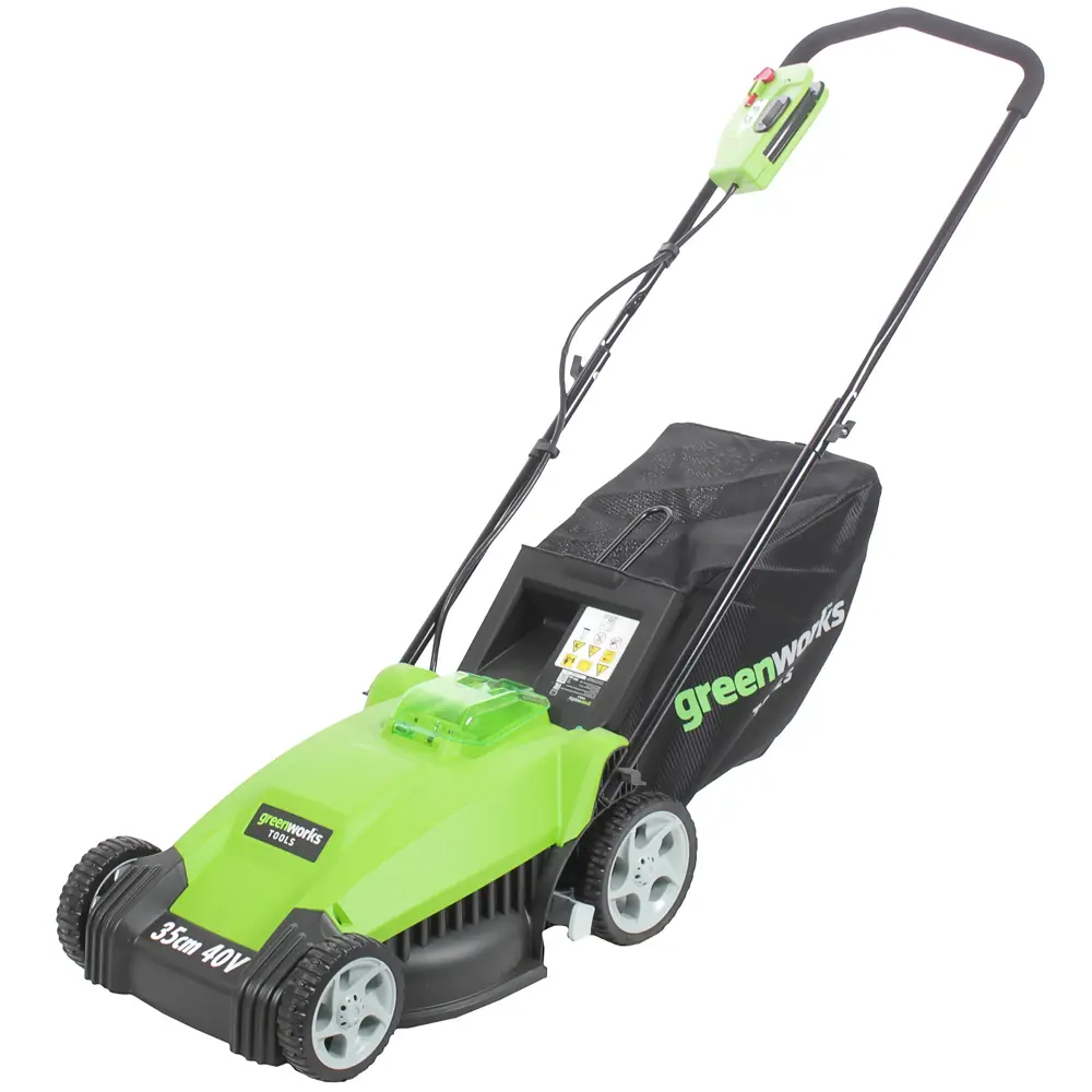 Газонокосилка аккумуляторная GreenWorks G40LM35 40 В 40 см АКБ и ЗУ не входит в комплект STLM-2009374