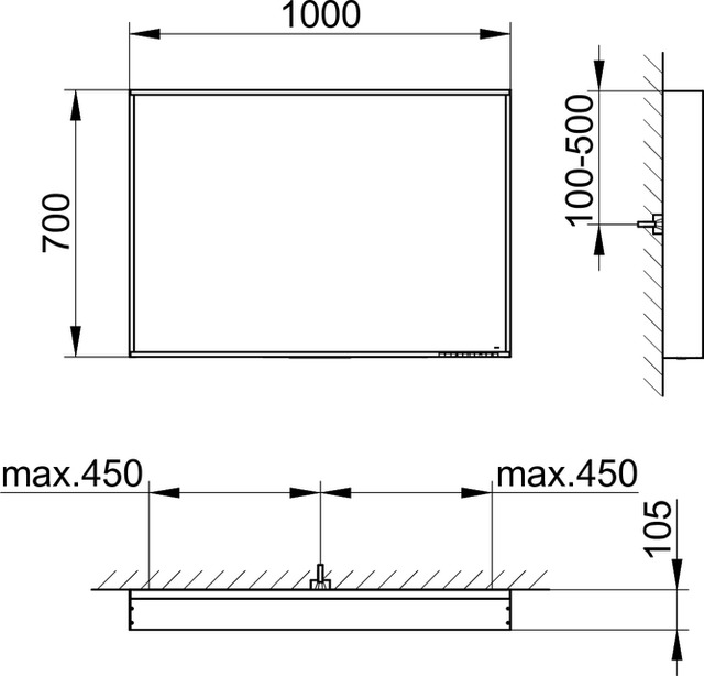 33097ZZ2000 Зеркало с подсветкой KEUCO Plan - Вид №11