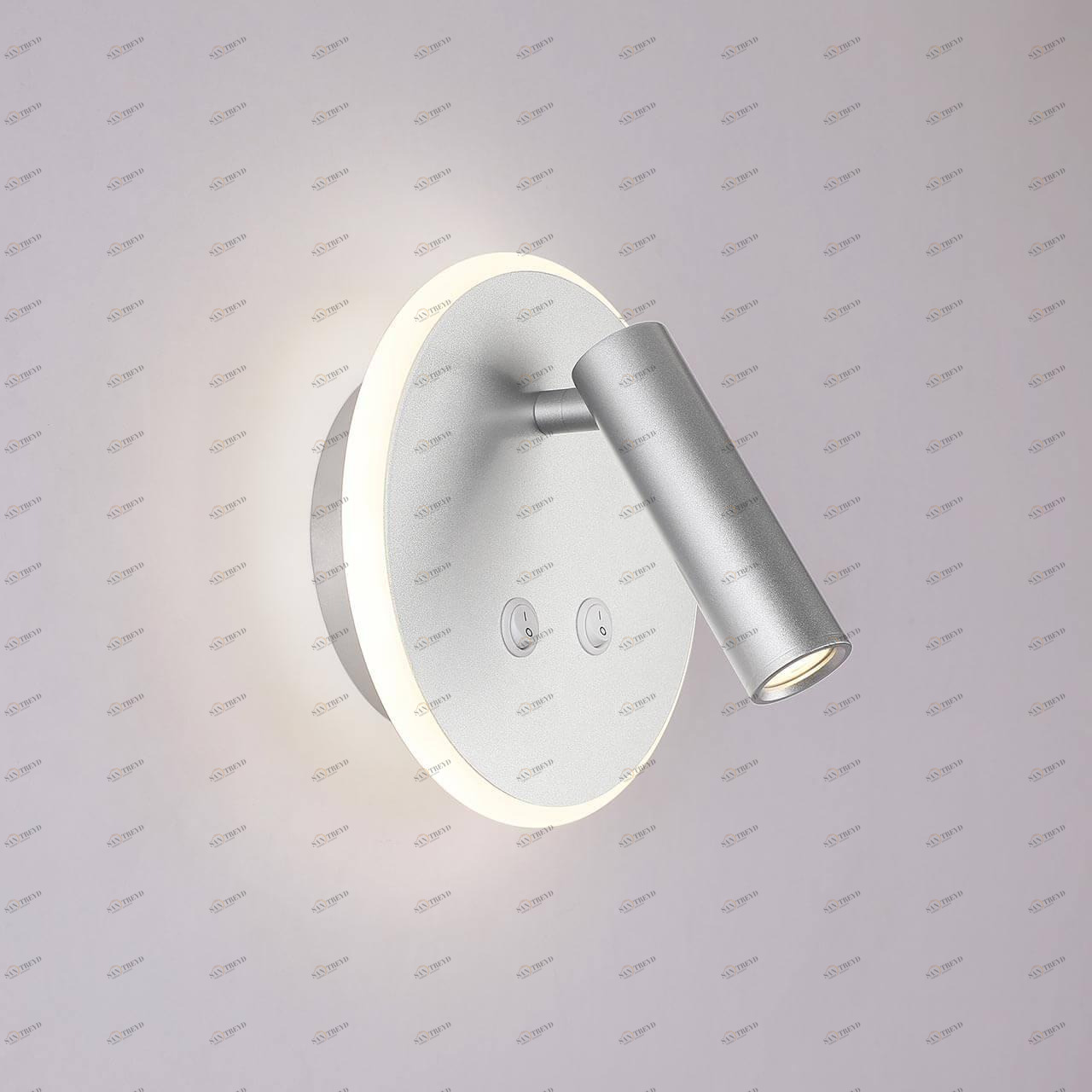 Спот настенный светодиодный с выключателем серебряный Tera 4690389136559 ELEKTROSTANDARD TERA 00-3927334 Серебро 