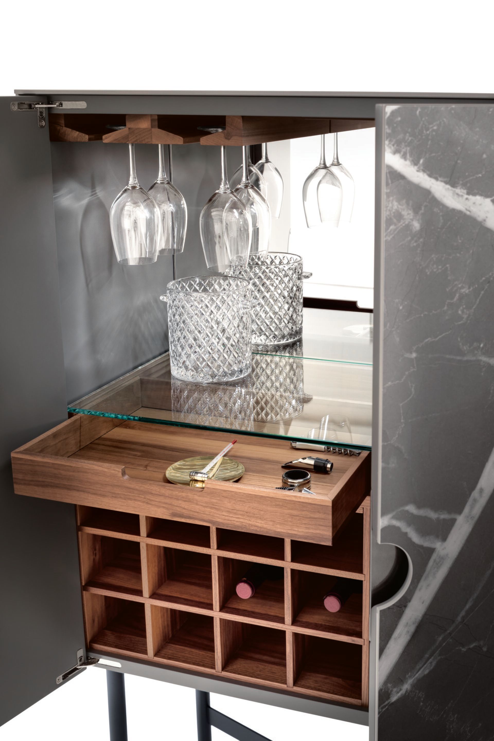 Мобильный бар в SuperMarmo Bontempi Casa Madison ARCH-00063870 - Вид №1