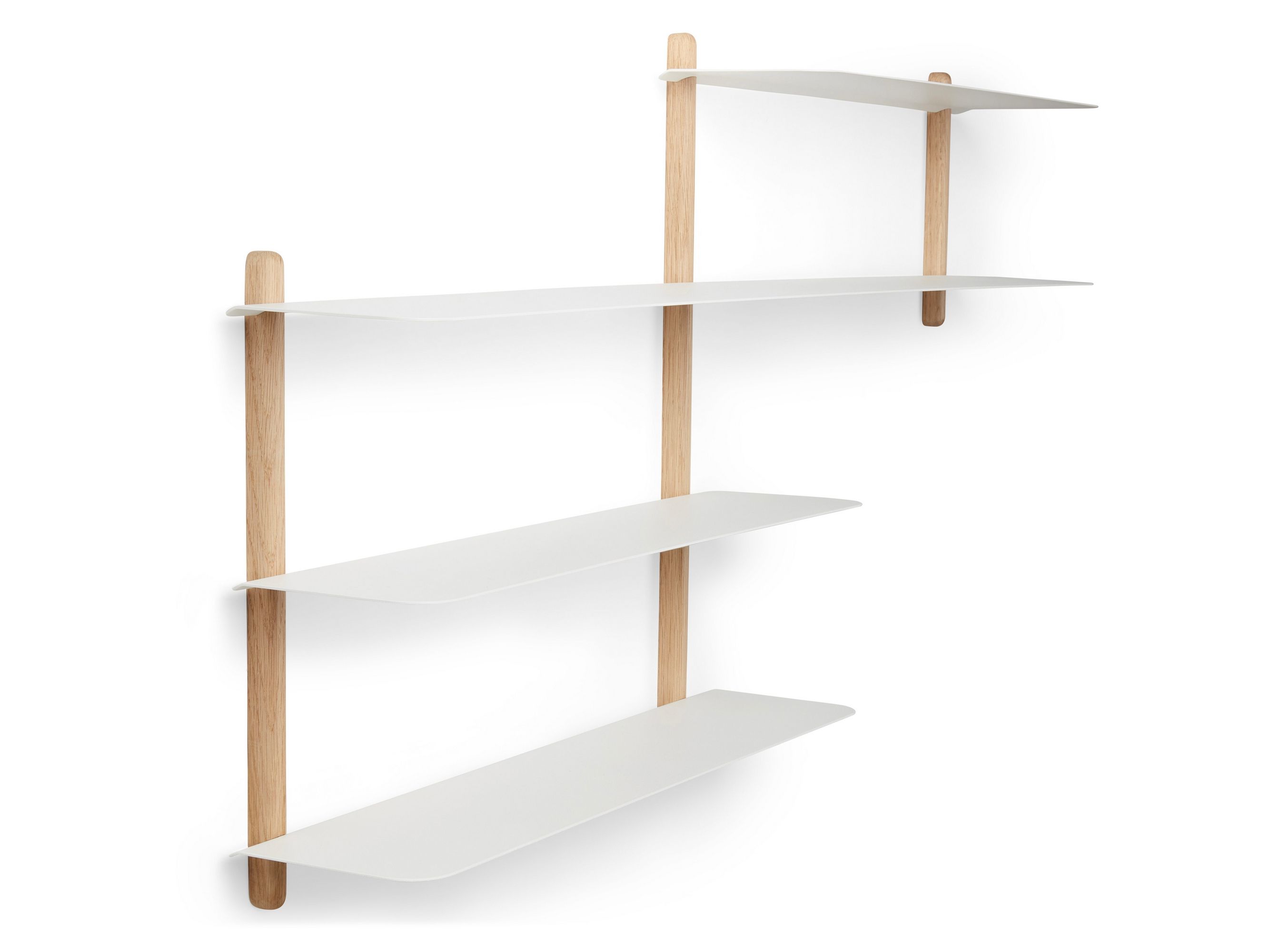 Стальной и деревянный настенный книжный шкаф Gejst Nivo ARCH-00076157