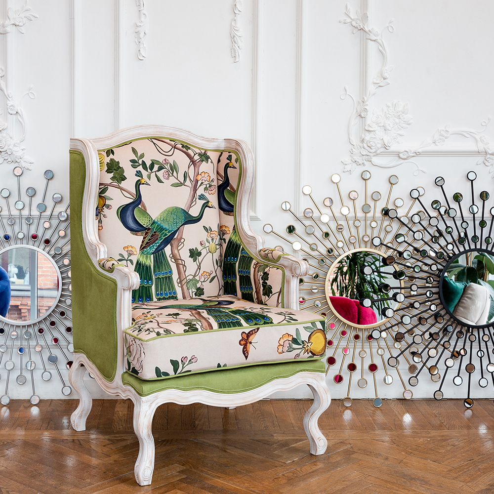 21060731 Кресло «Индокитайский зелёный павлин» Object Desire  - Вид №3