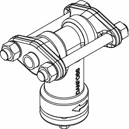 Danfoss FA — сетчатый фильтр с фланцевым присоединением FA 20 Фильтр 006-0074  - Вид №15