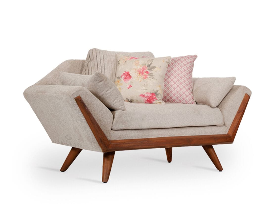 Тканевое кресло с подлокотниками Alankaram Tidlos ARCH-00147298