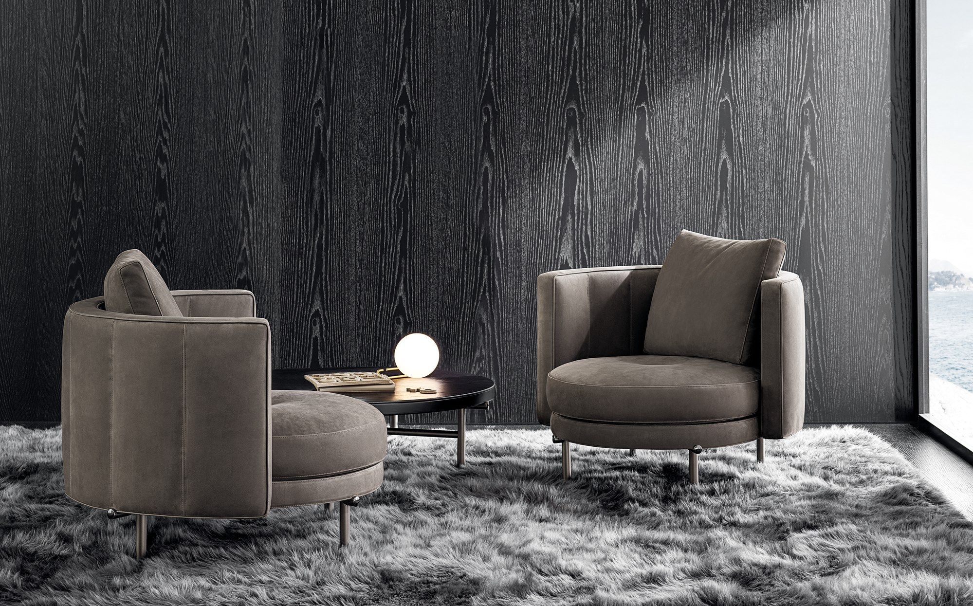 Кресло с подлокотниками Minotti Torii ARCH-00107840 - Вид №2