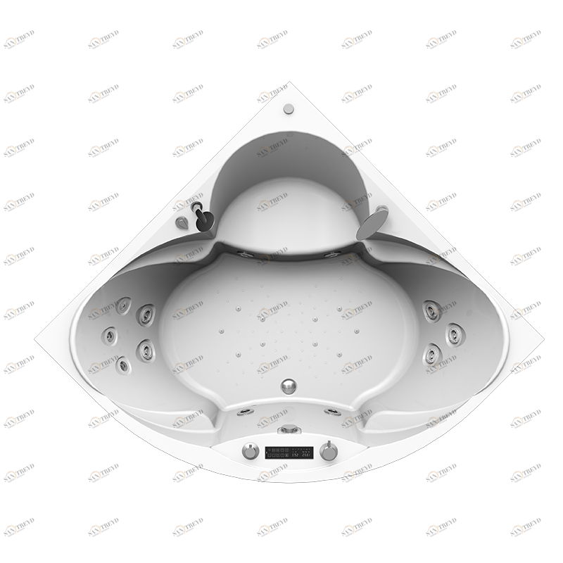 Гидромассаж "Специальный Chrome" на ванну Филадельфия (двигатель 1500 Вт, система "Turbo-pool", джет Релакс - 3 шт., джет Линц - 5 шт.,  джет Магнус - 4 шт.) Radomir 1-65-2-0-4-042