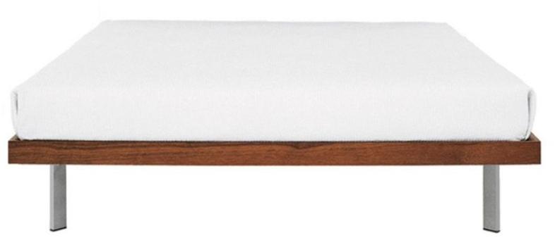 Driade Двуспальная кровать из нержавеющей стали и дерева Edward sun-id-1399049 - Вид №3