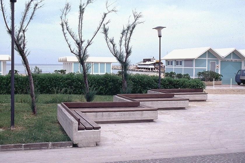 Euroform W Модульная деревянная скамья без спинки Block 99, 99.1 - Вид №1