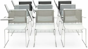 Diemmebi Сани стул для конференций из полипропилена с откидной крышкой S’mesh