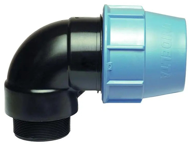 91741648 Угол комбинированный 90° Unidelta 3/4"x20 мм НР полипропилен STLM-0805263