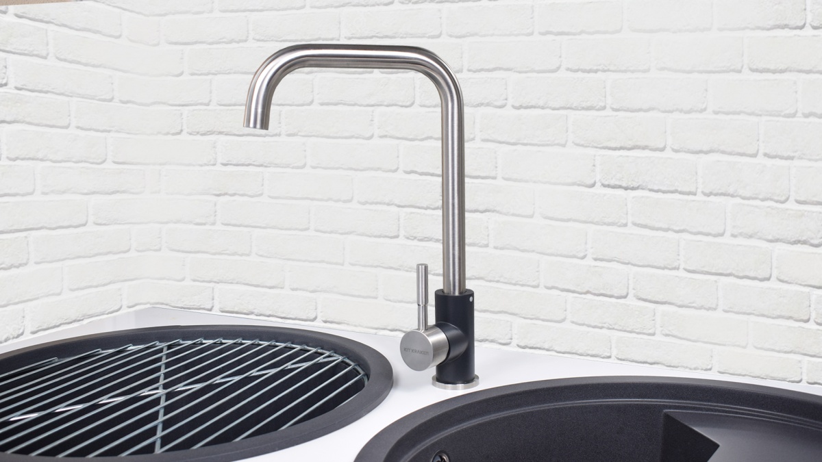 Смеситель для кухни DENMARK Grey KIT KRAKEN  - Вид №3