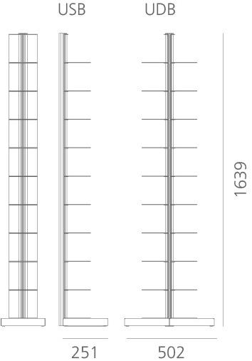 Systemtronic Модульный открытый книжный шкаф sun-id-1464101 - Вид №2