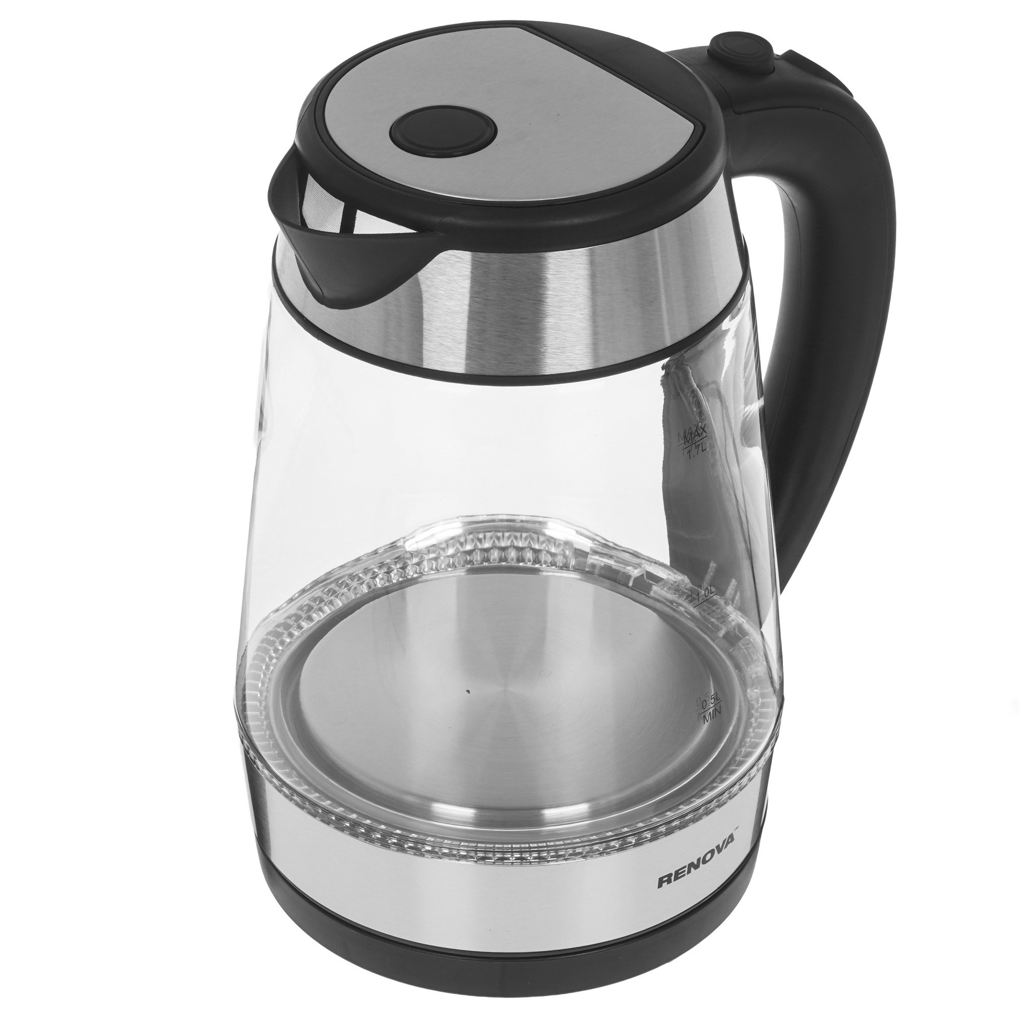 9207209 Электрочайник Renova KT17G-02B серебристый STDN-0095878 - Вид №2