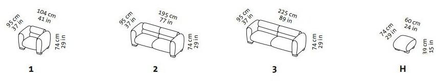 brühl Кожаный диван Sumo sun-id-1491653 - Вид №5