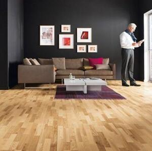 Паркетная доска Haro 4000 Series Top connect лак Ясень Кантри (Гладкая) 2200х180 мм.