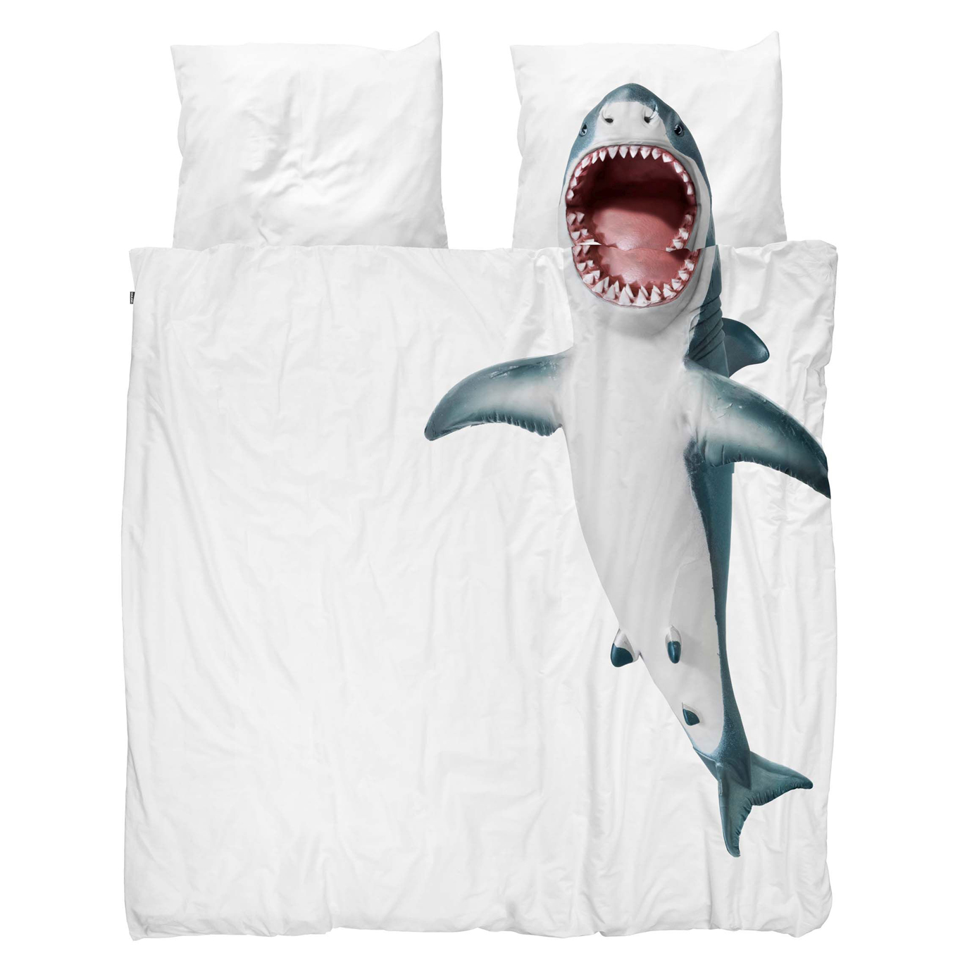 Детское постельное белье двуспальное "Акула" 200х220 см SNURK  335400 Белый;серый  - Вид №6
