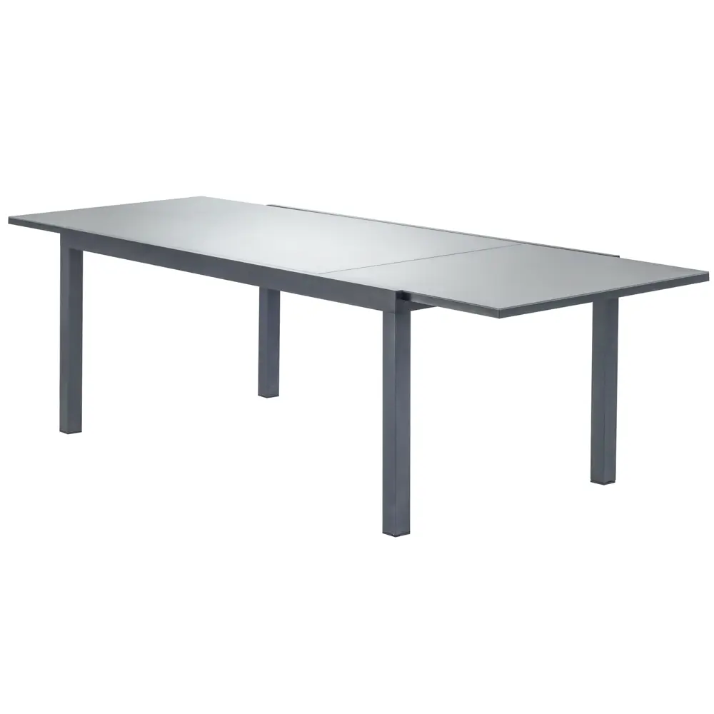 Стол садовый раздвижной Naterial Lyra Up&Down 180-260х90х75 см алюминий/стекло темно-серый STLM-2015368 - Вид №8