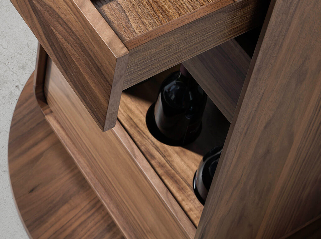 082157 Барный шкаф поворотный Angel Cerda BRG3615E 