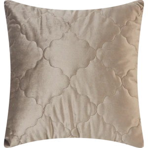 Подушка Ромб 50x50 см цвет серо-коричневый