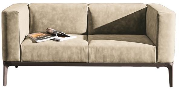 Sovet italia 2-х местный модульный кожаный диван Slim sun-id-1423366 - Вид №1