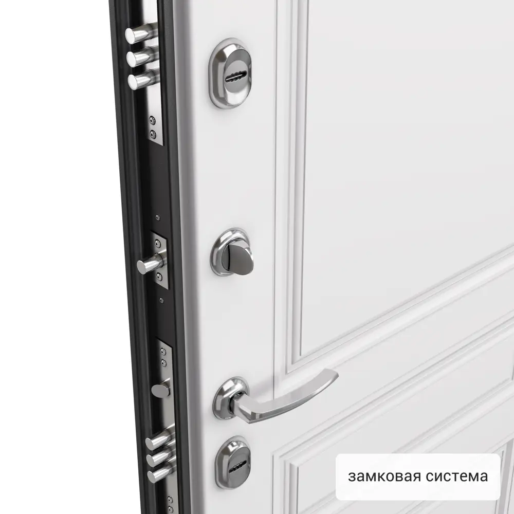 Дверь входная металлическая Термо С-2 эмаль Стелла 880 мм левая цвет белый TOREX STLM-2205452 - Вид №1