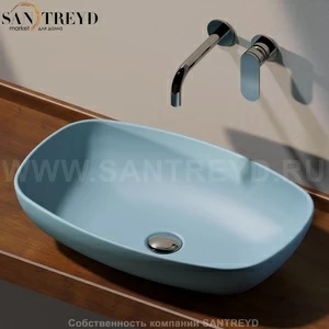 ND60A5014 Накладная раковина на столешницу  прямоугольная Ceramica Flaminia Nuda