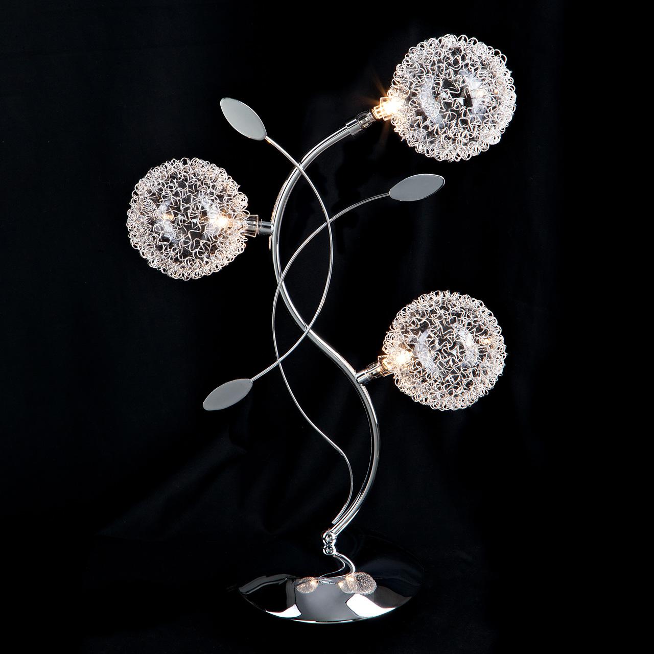 Настольная лампа Eurosvet 4800/3 хром EUROSVET ИНТЕРЬЕРНЫЕ 191109 Белый;хром  - Вид №2