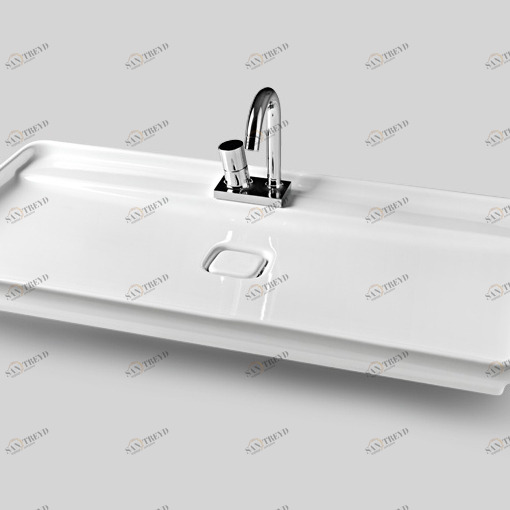 NALOO1 Накладная раковина на столешницу  овальная ArtCeram One Shot