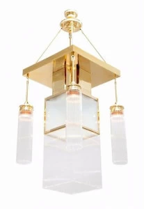 Patinas Lighting Люстра из латуни ручной работы Wiener