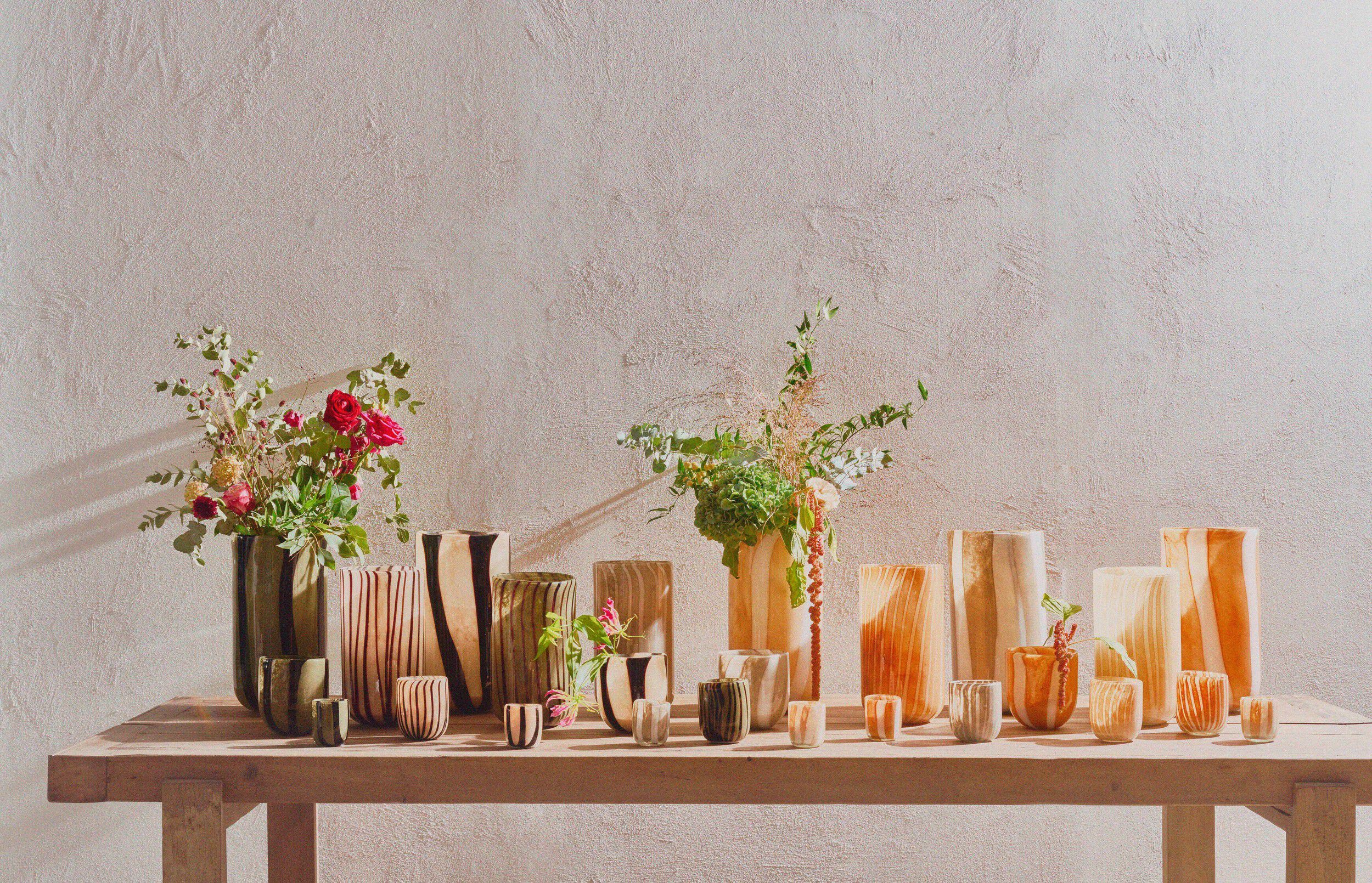 Круглая ваза из дутого стекла POMAX Канны ARCH-00042035 - Вид №8