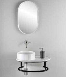 M503W1.100 Столешница на консоль A503V1 L503 A. e T. Italia KOMBO Белый глянцевый AeT ITALIA - Вид №2