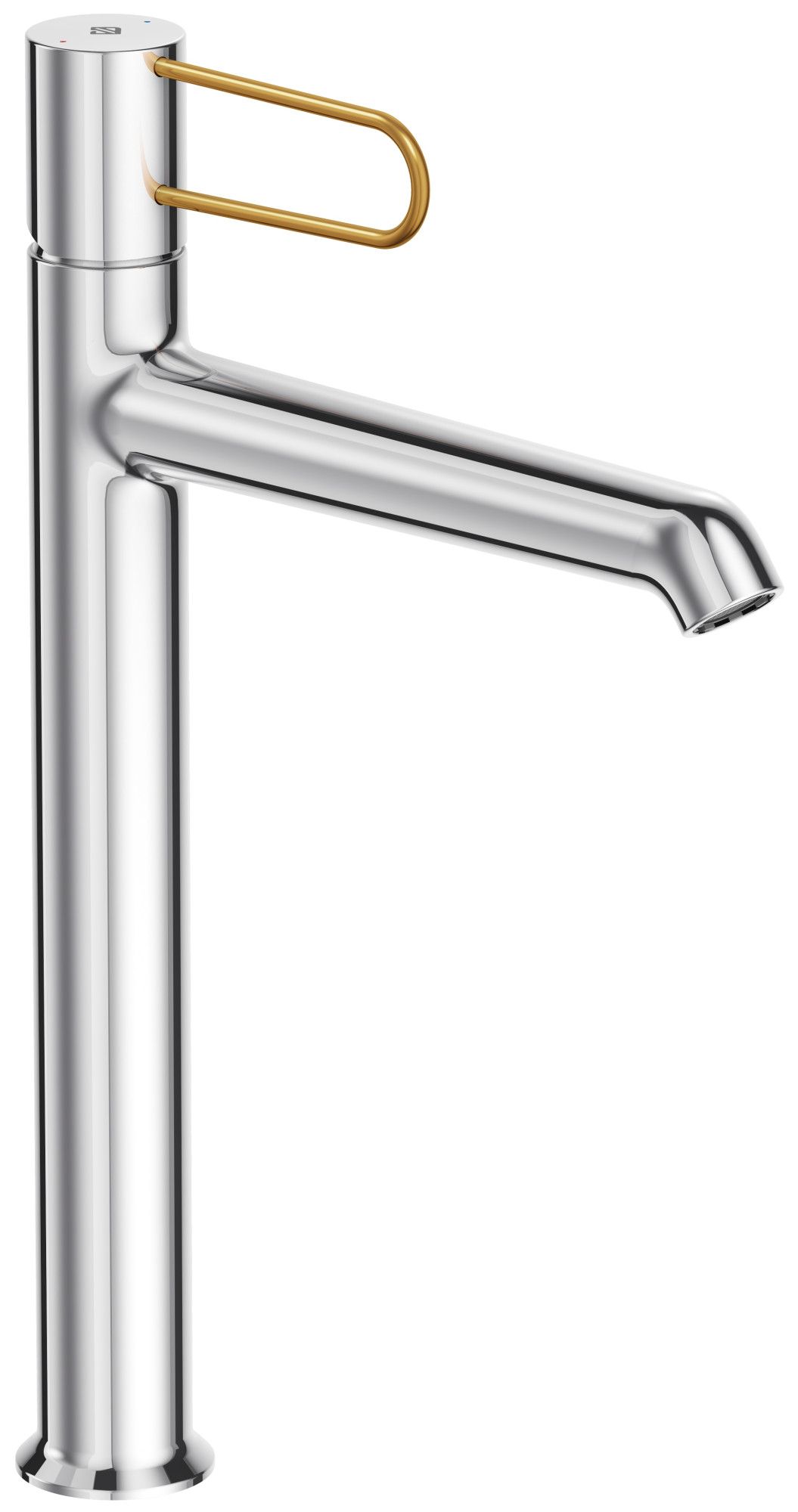 E21031-GLD-BL Высокий однорычажный смеситель для раковины без донного клапана JACOB DELAFON ODÉON RIVE GAUCHE ODEON RIVE GAUCHE