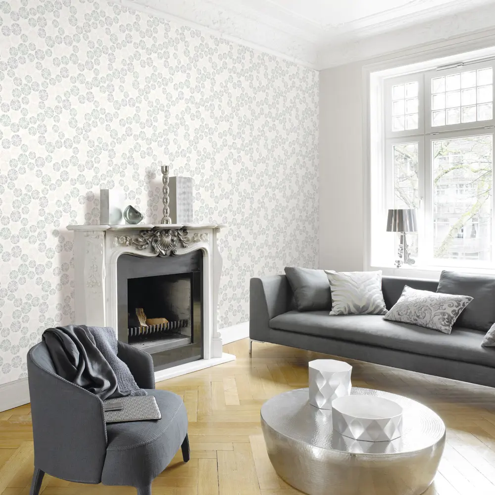 Обои флизелиновые Inspire белые 1.06 м 960204 82185921 STLM-2158152 CIRCLE - Вид №3