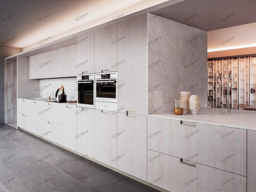 GD Arredamenti Модульная кухня из лиственницы с островом Velvet sun-id-1419497