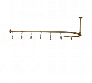 Gentry Home Карниз для штор для душа Shower curtain rail Бронза GH100527
