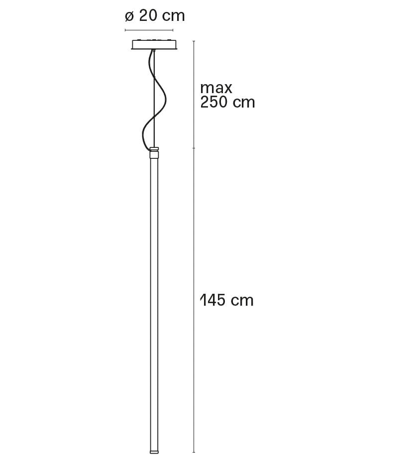 Стеклянный светодиодный подвесной светильник FontanaArte Oort ARCH-00070952 - Вид №6
