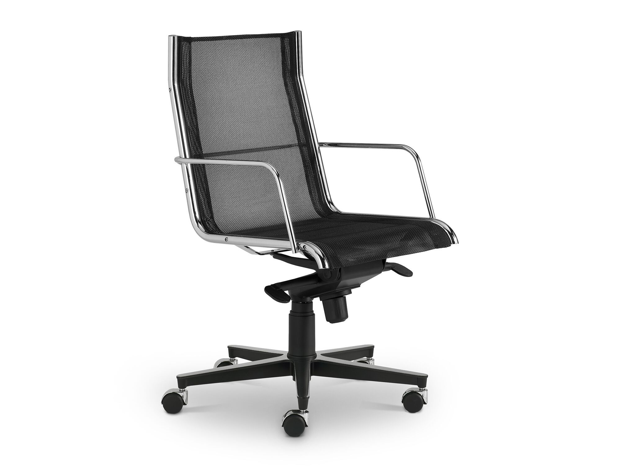 Кожаное вращающееся офисное кресло с колесами i 4 Mariani ARCH-00062682