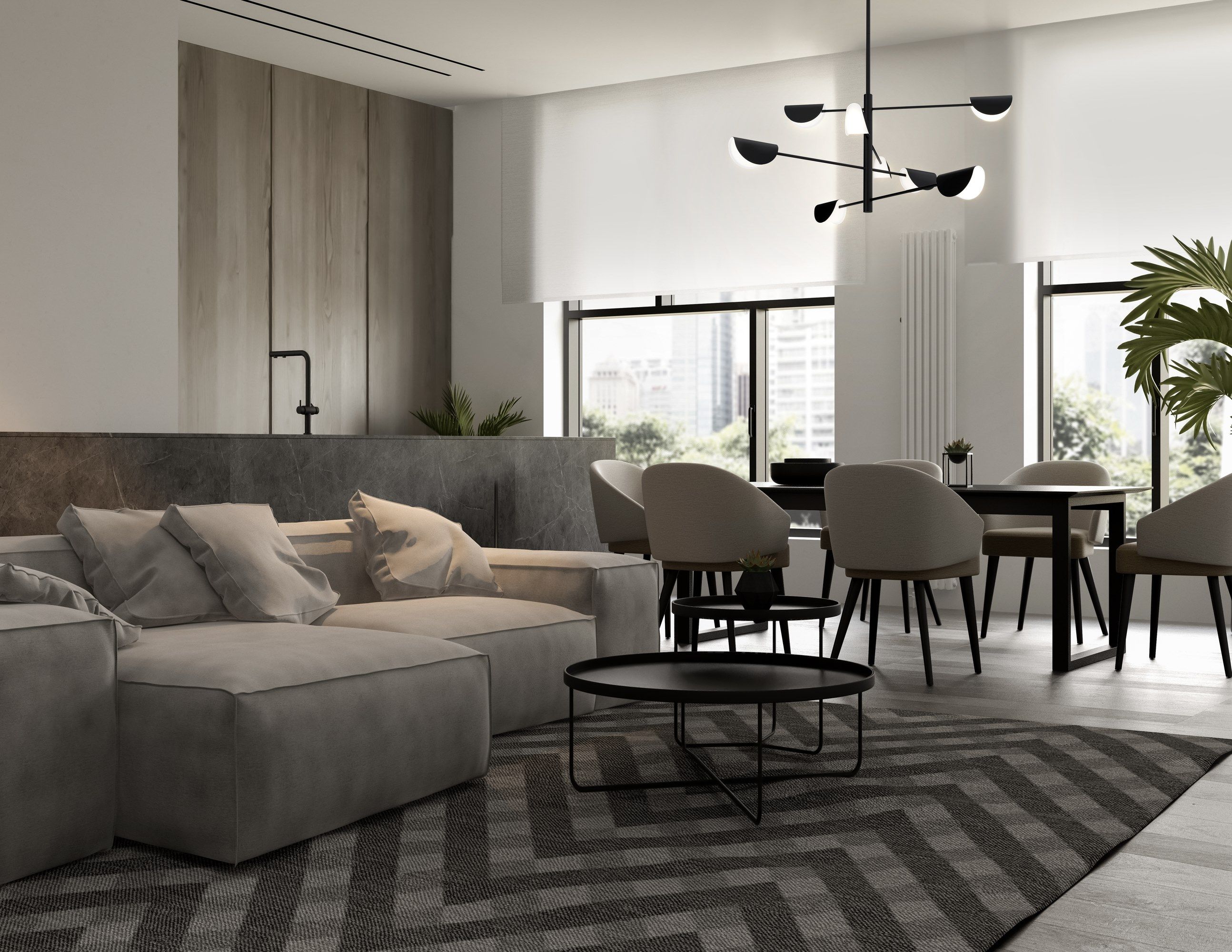 Металлическая люстра Maytoni Mollis ARCH-00100509 - Вид №4