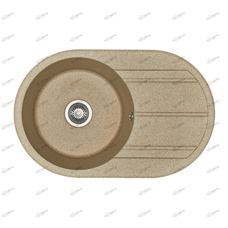 1A712932AI220 Мойка кухонная прямоугольная AQUATON АМИРА