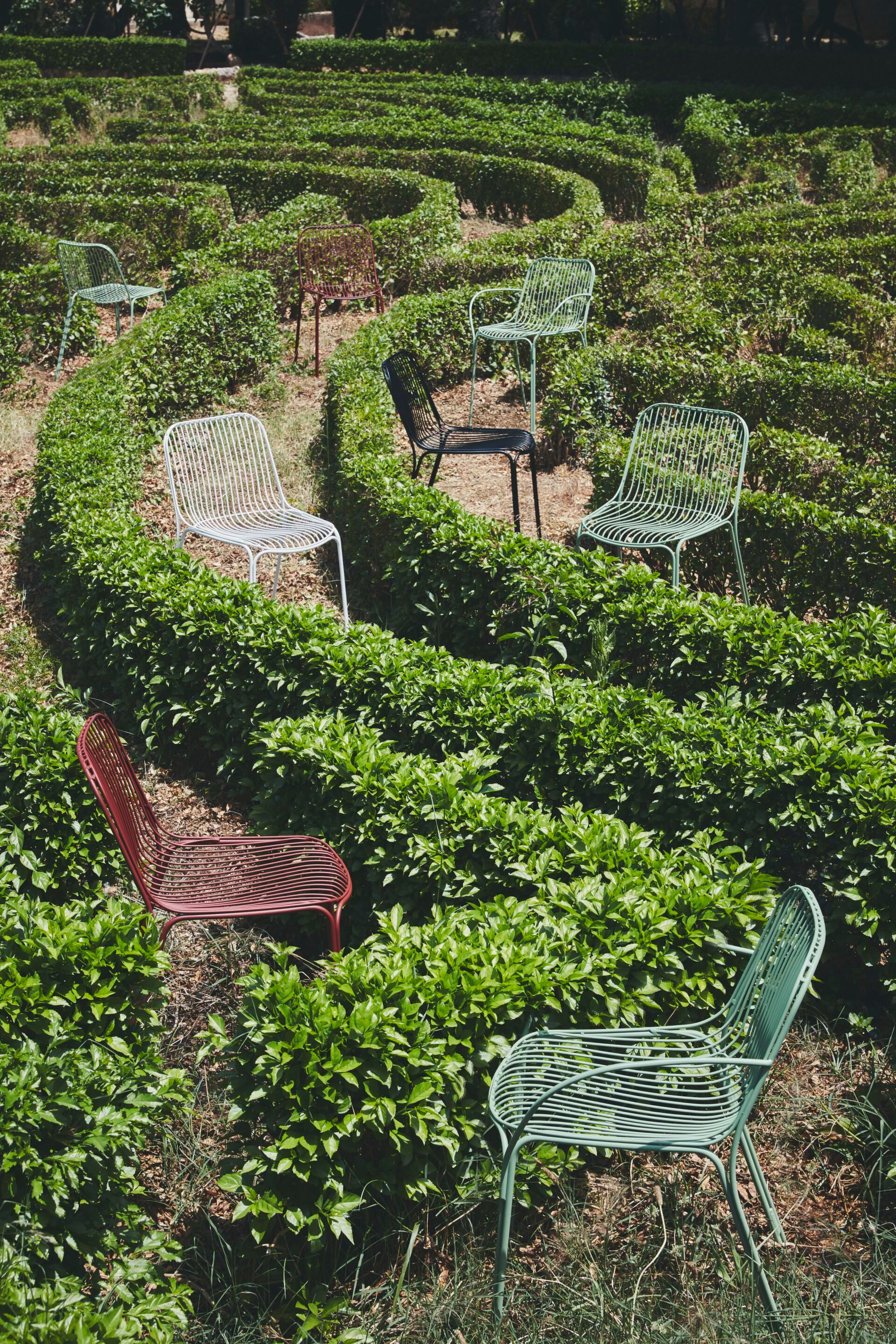 Стул для сада из оцинкованной стали с подлокотниками Kartell Hiray ARCH-00064814 - Вид №34