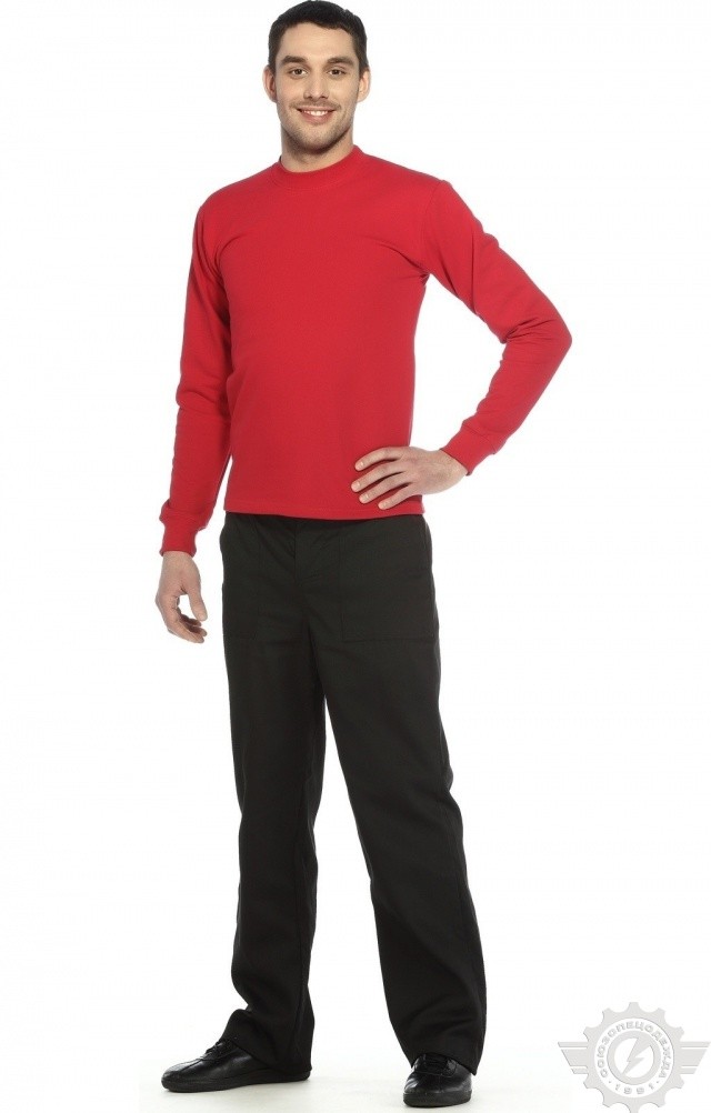 66328 Толстовка красная  Одежда для промоакций  размер 4XL (116) Спецодежда  - Вид №5